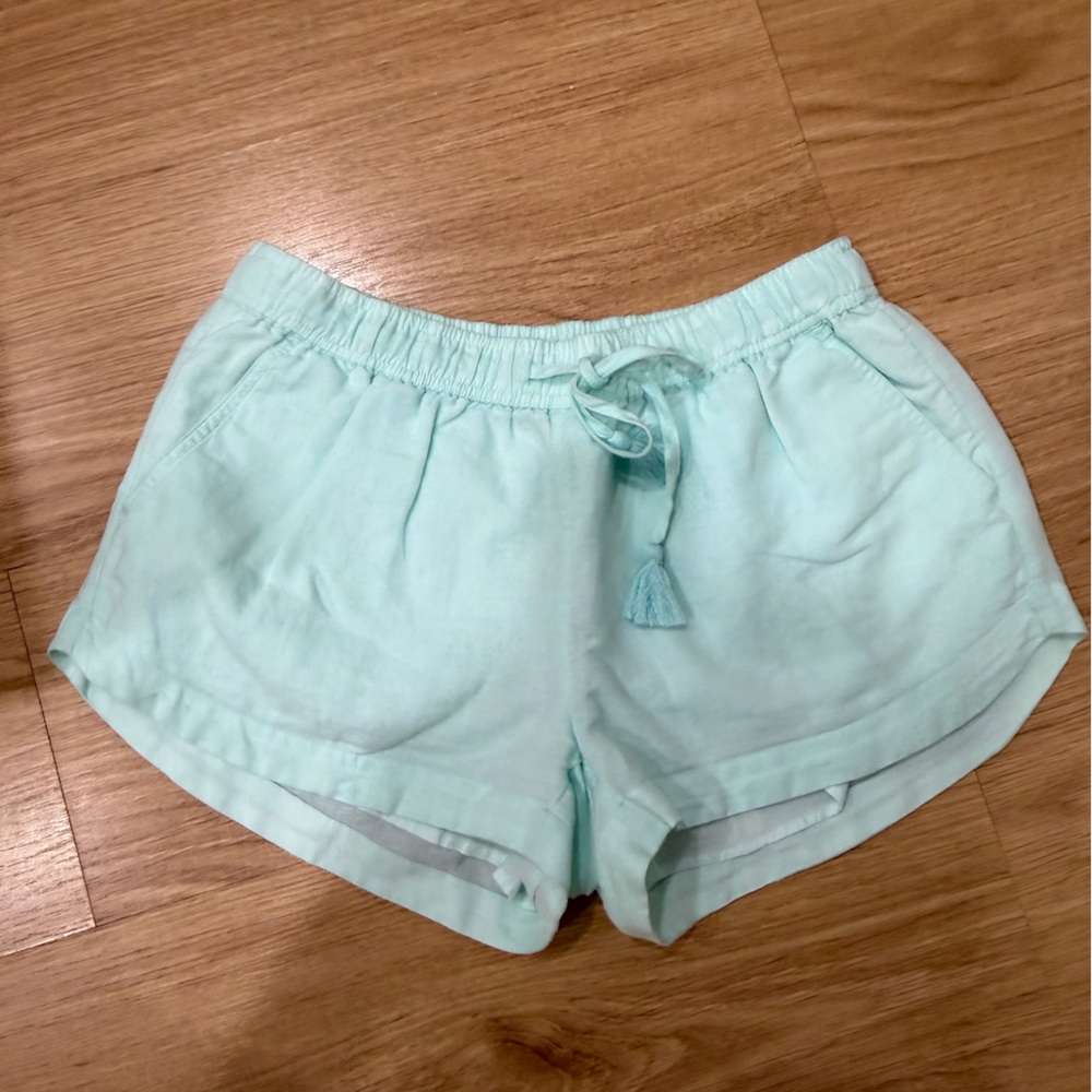 Vineyard Vines Mint Drawstring Athletic Shorts 🩳 women size S linen shorts 🩳